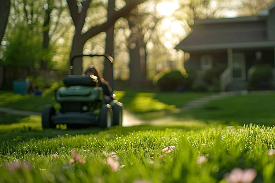 propelled lawn mower